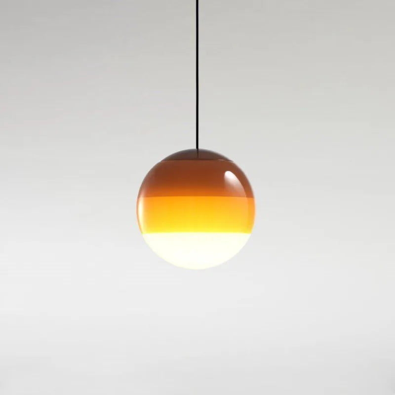 NordicLuxe Gradient Glazen Koepel Hanglamp | Elegante LED hanglamp voor restaurants, koffiehuizen en kinderkamers met een verbluffend kleurverloopontwerp