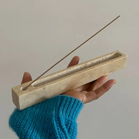 Blanca Travertine Wierookhouder