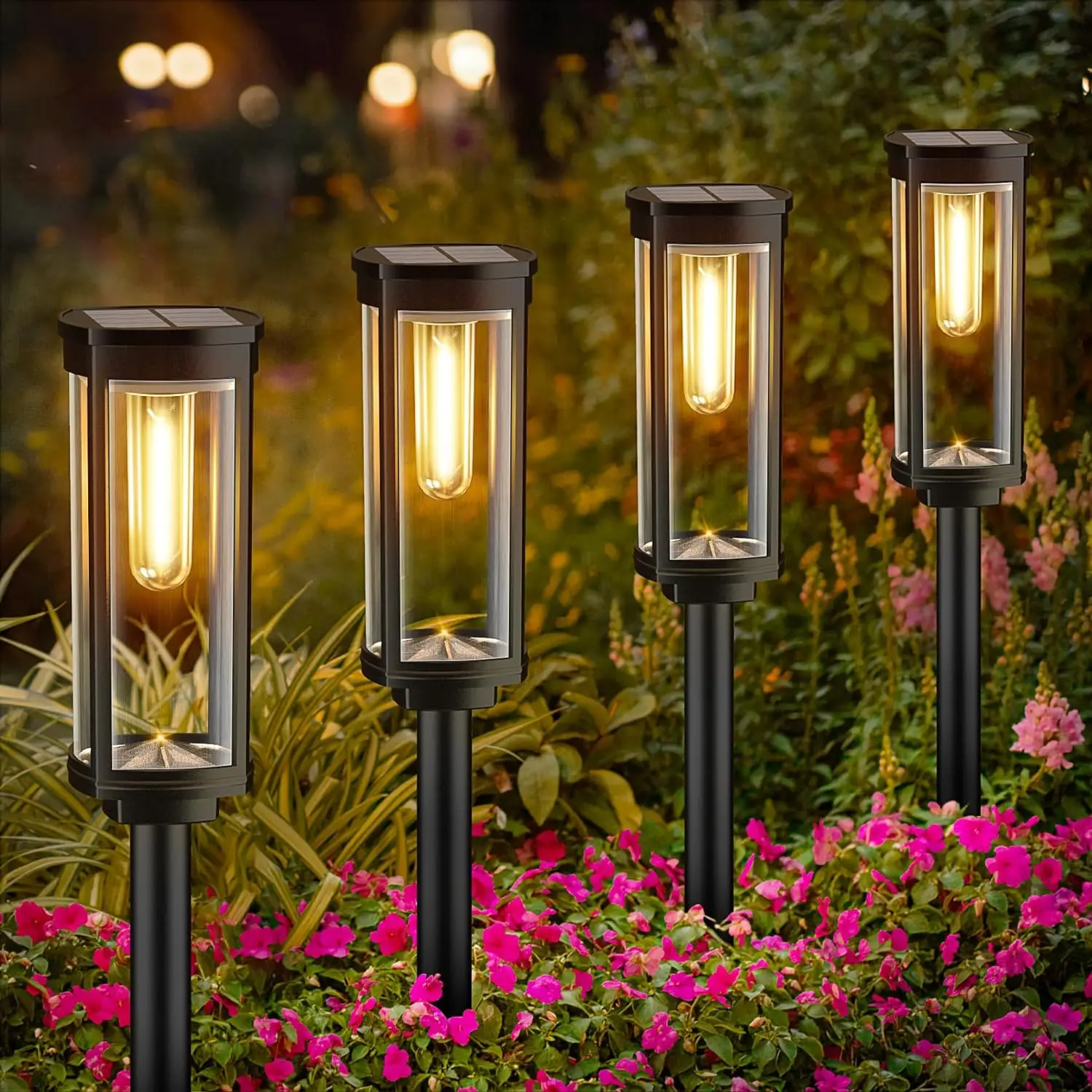 Zonne-Gartenlamp met warm LED-licht – Weerbestendig aluminiumdesign | Brehn