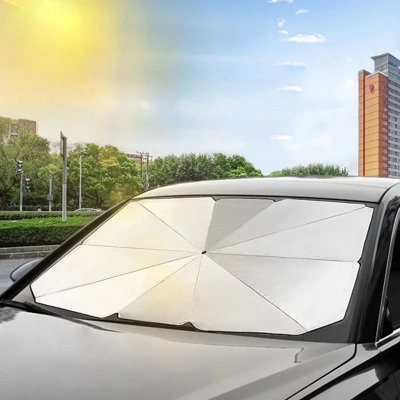 AutoUmbrella | Voorkom dat zonlicht het interieur van je auto opwarmt