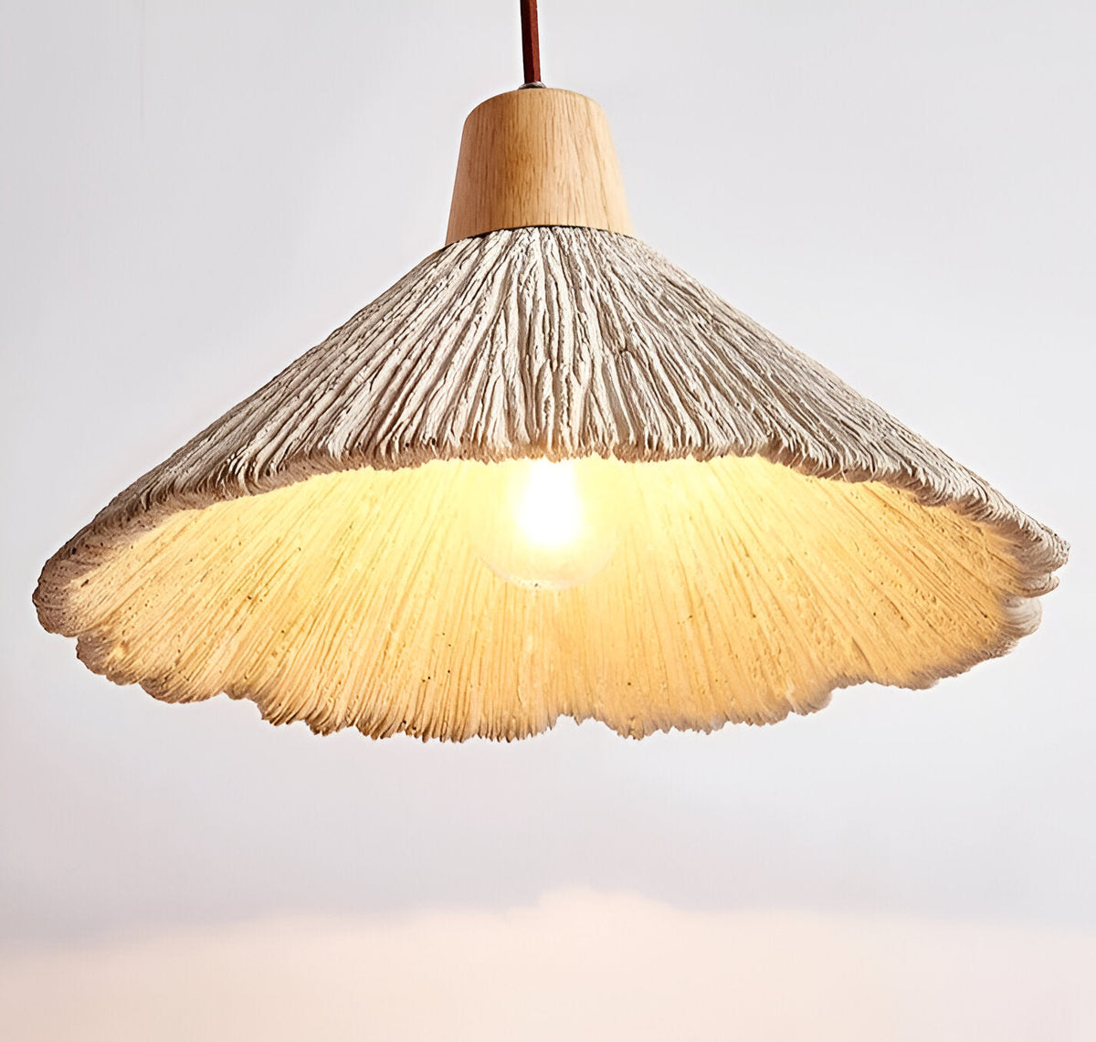 Crème Retro Wabi-Sabi LED Hanglamp