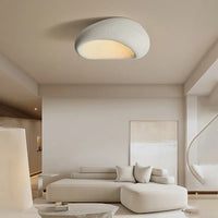 LED plafondlamp in wabi-sabi stijl – decoratieve organische plafonnière