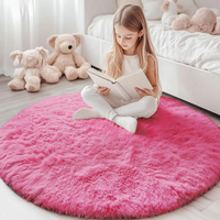 Runder Shag-Tapijt 150 cm
