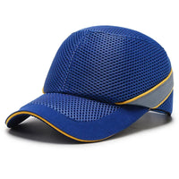 Rode Veiligheidsbumpcap - Helm met harde ABS binnenkern voor hoofdbeveiliging thuis, op het werk en in de fabriek