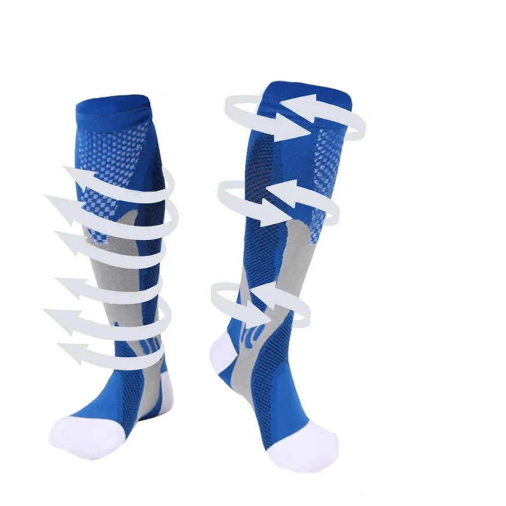 Grip Compressiesokken | Superieure ondersteuning voor hardlopen, yoga en dagelijkse activiteiten.