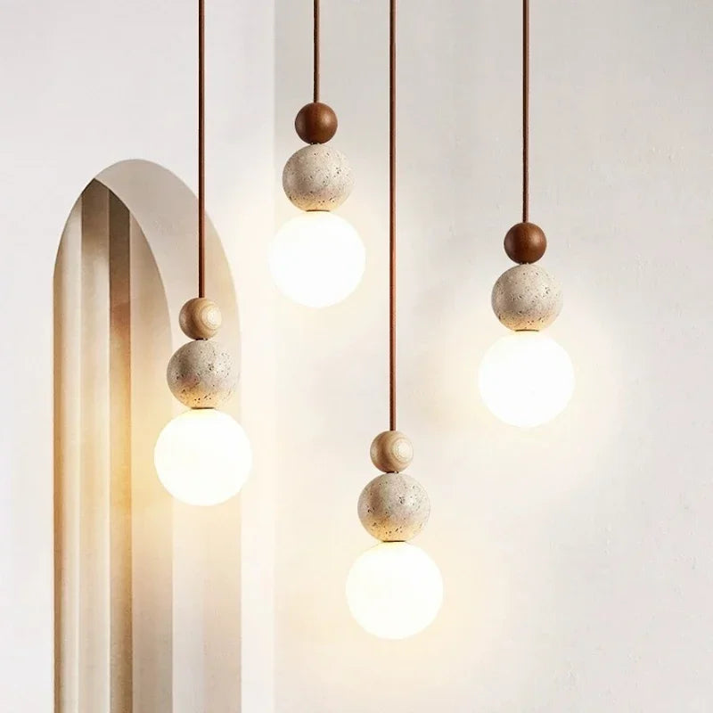 Moderne hanglamp met sferische details