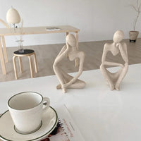 Minimalistische decoratie met abstract patroon