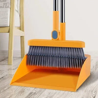 Skanto | Compacte Veegborstel- en Veegpan Set met Harenverwijdering en Opvouwbare Pan