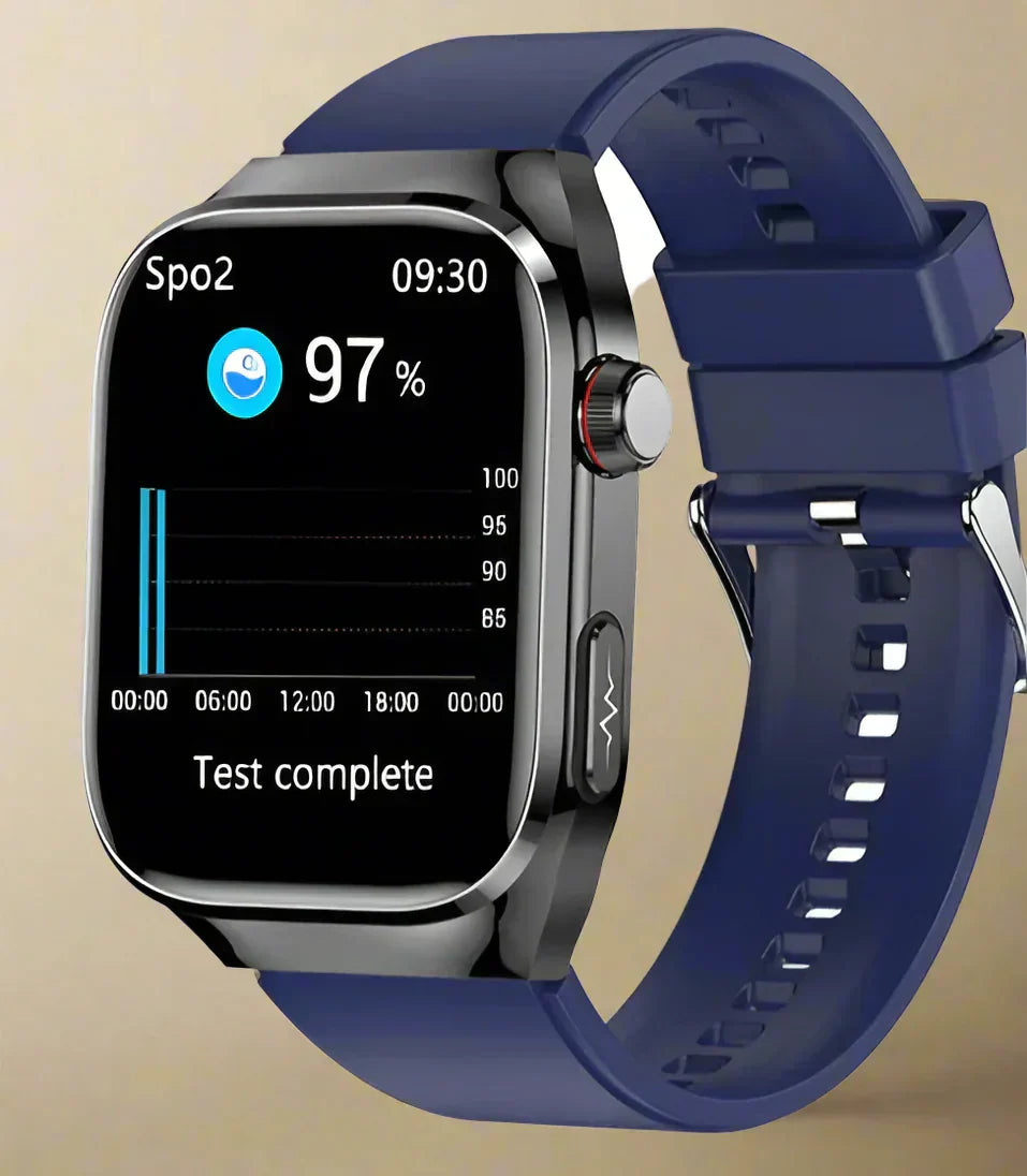 Unisex Smartwatch met ECG Gezondheidsmonitoring Bluetooth AMOLED Scherm