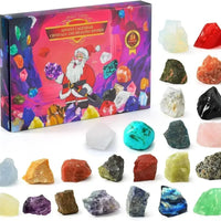 Kristallenjuwelen – Magische Edelsteen Adventskalender Met 24 Natuurlijke Kristallen
