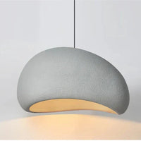 Hangende LED plafondlamp in wabi-sabi stijl