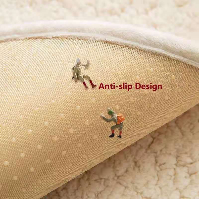 Ultra Zachte Lam Cashmere Bankhoes – Pluche Effect & Antislip