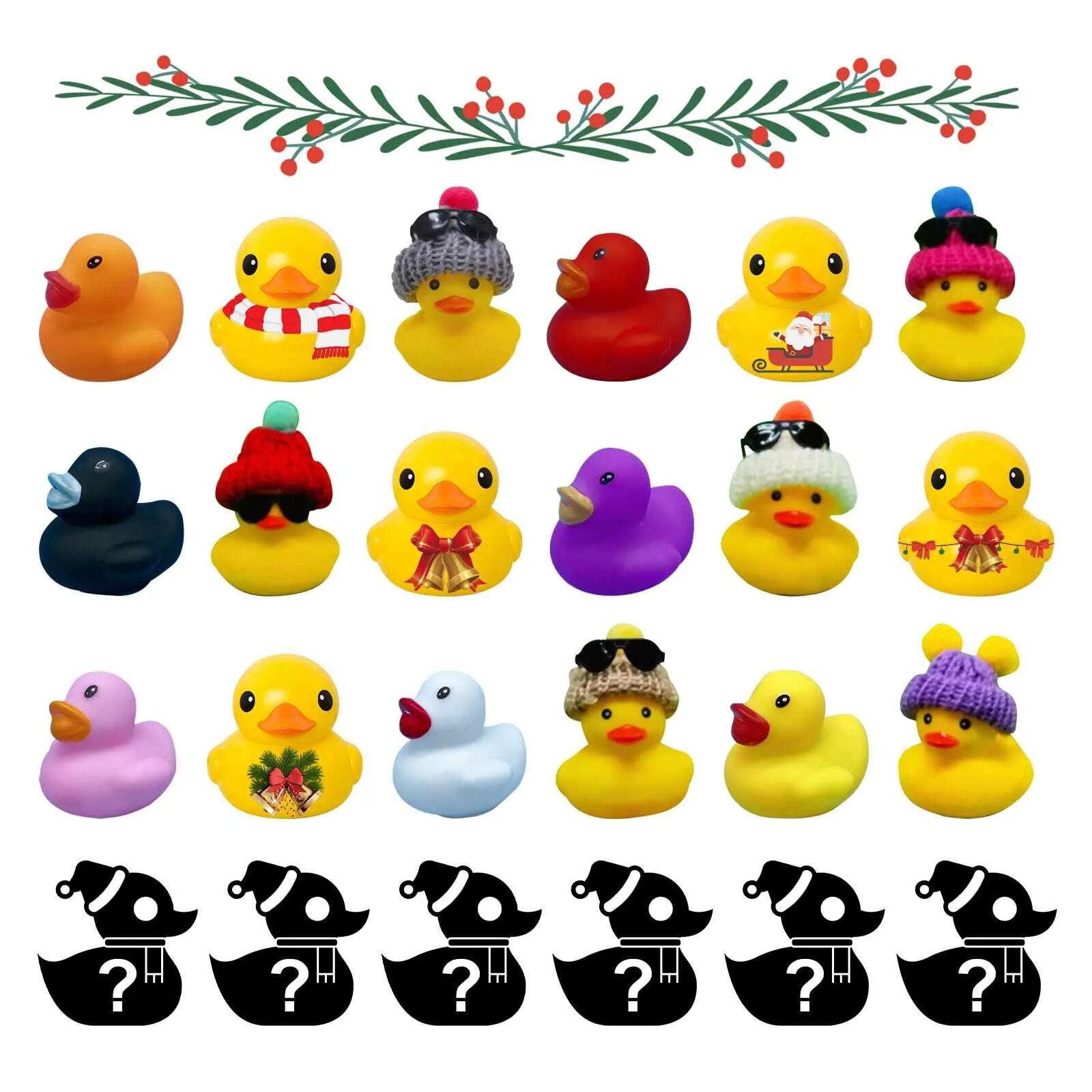 Badeendjes Advent Kalender (2024 Editie) | Een maand vol verrassingen