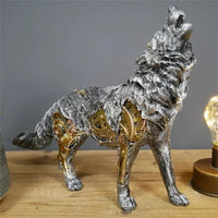ArtisanForge Steampunk Dierensculptuur | Indrukwekkend mechanisch dierenornament dat industriële chic decoratie verrijkt met unieke artistieke elegantie