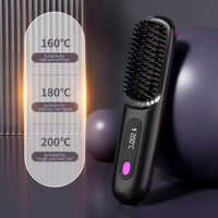 Glissara | Draadloze stijltang | USB-oplaadfunctie & LCD-display | Keramiek & ionentechnologie