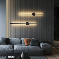 Moderne Zwarte Aluminium Wandlamp