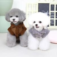 MajestiPup Luxe Winterjas voor Honden | Warme lamswollen fleece vacht voor kleine rassen zoals mopshonden en Yorkies