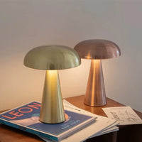 LumoShroom Tafellamp | Retro Paddenstoel-Design | LED & Dimbaar | Oplaadbaar