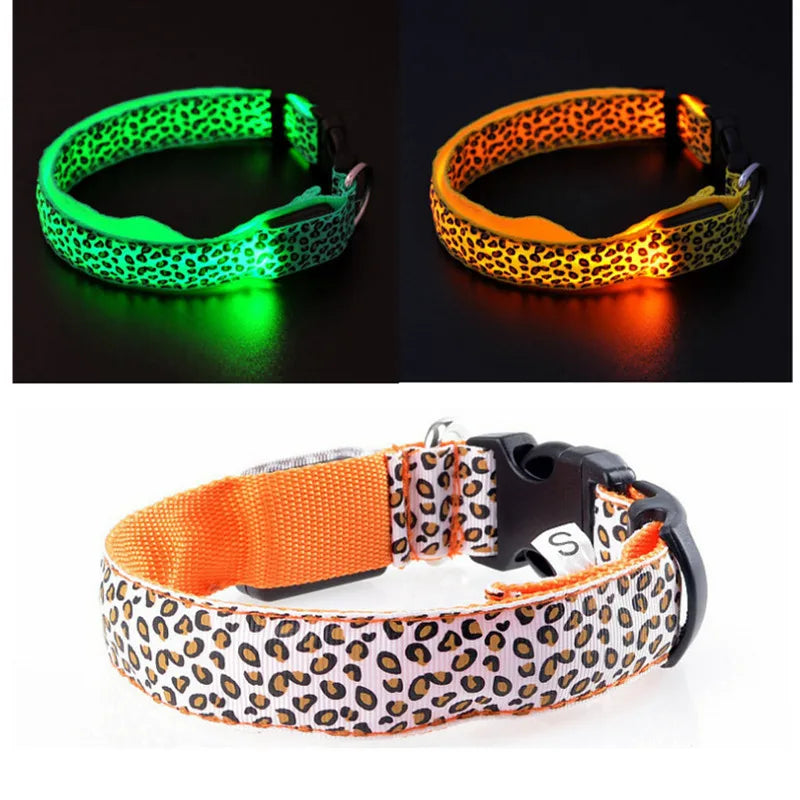 NightGlow LED Hondenhalsband | Veilig en zichtbaar wandelen met deze lichtgevende hondenhalsband