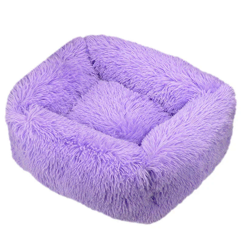 FurHaven Deluxe Dog Lounger | Lang pluche, wasbaar bed voor honden en katten