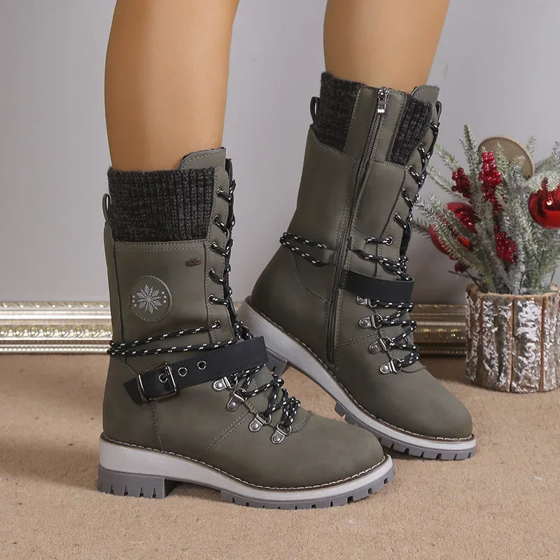 VelvetNest Luxe Fuzzy Boots | Gezellige, antislip winterlaarzen met zachte zolen en pluche fleece voering voor ultiem comfort en stijl
