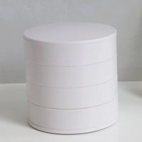 Velvira Sieradenbox draaibaar | 5 Etages met deksel | Stofdicht & Compact | Voor sieraden, haaraccessoires & make-up