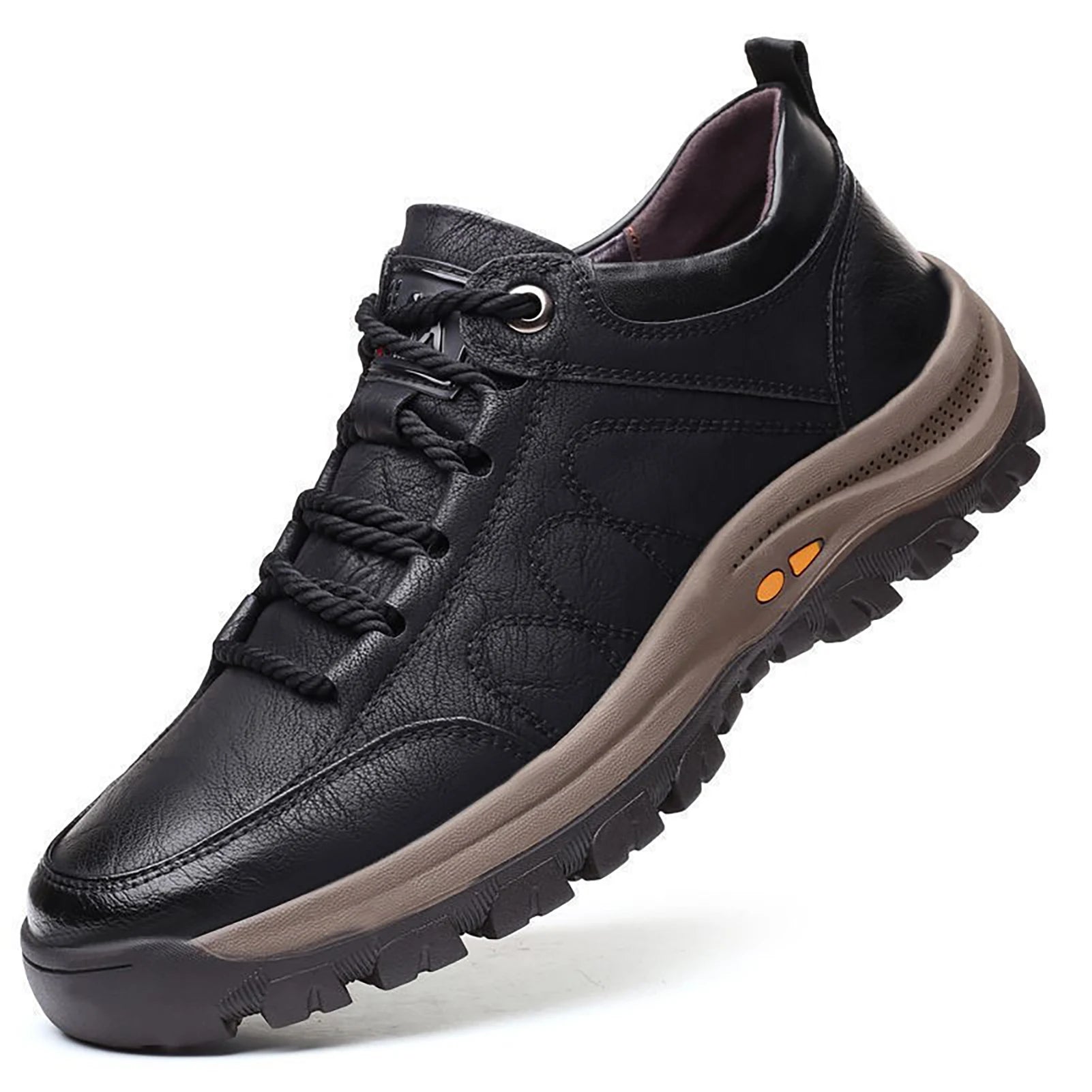 SummitStride Elite Wandelschoenen | Lichtgewicht, slijtvast leren schoeisel ontworpen voor bergbeklimmen en kampeeravonturen