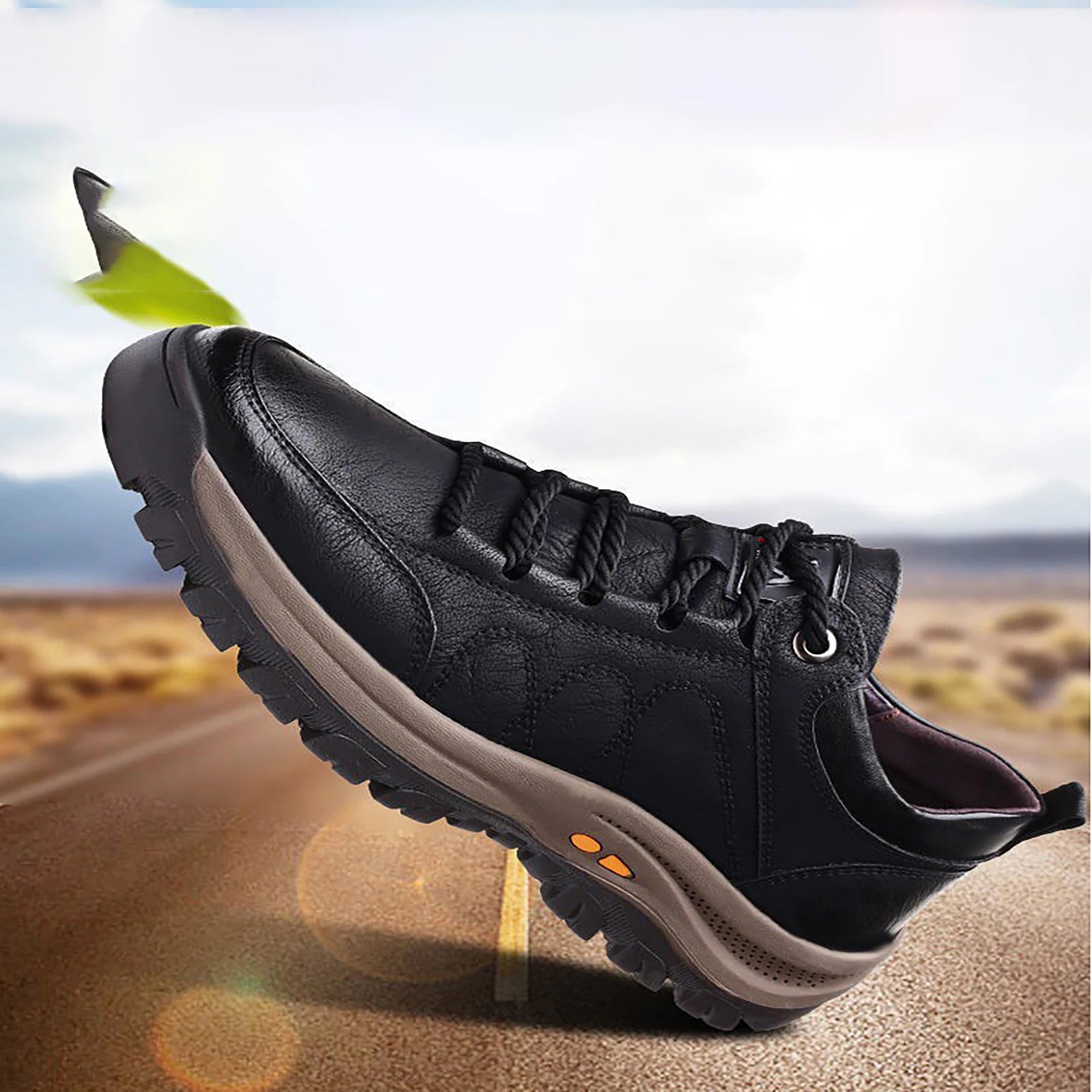 SummitStride Elite Wandelschoenen | Lichtgewicht, slijtvast leren schoeisel ontworpen voor bergbeklimmen en kampeeravonturen