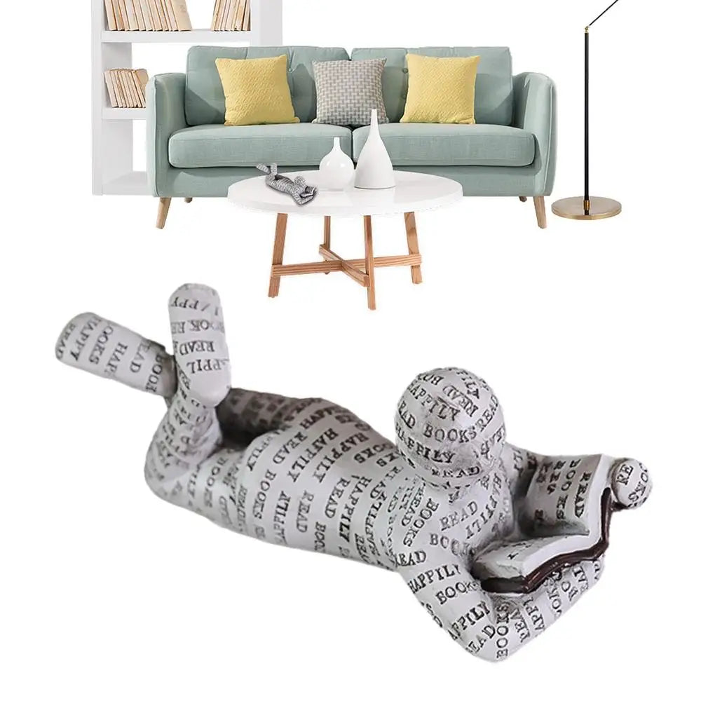 Stijlvol Decoratief Beeld met Leesontwerp voor Inspirerende Interieurdecoratie