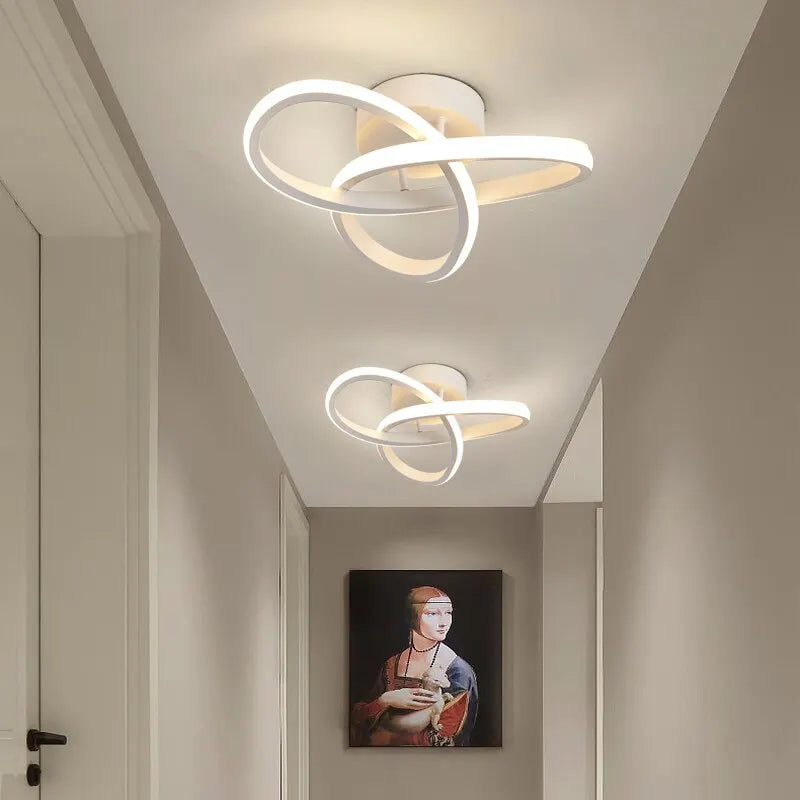 Moderne LED plafondlamp in kroonluchterstijl – geometrische wandlamp in moderne stijl