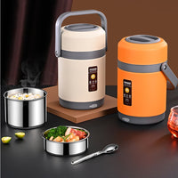 USB Verwarmde Lunchbox | 304 Roestvrij Staal, Draagbare Voedselverwarmer