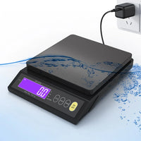 Skanto | 5 kg/0,1 g en 10 kg/1 g digitale elektronische keukenweegschaal, LCD-scherm, volledig waterdicht roestvrijstalen gereedschap voor bakken