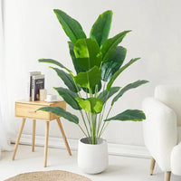 Keramische Bloempot met Metalen Stand | Modern Minimalistisch Ontwerp