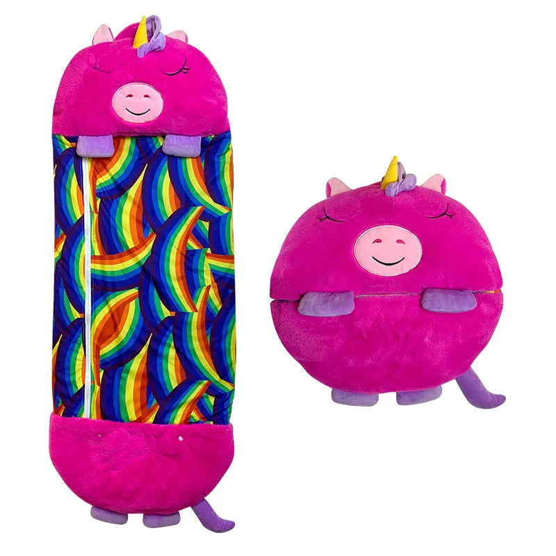 SnuggleBuddy Premium kinderslaapzak | Slaapzak en knuffeldier in één voor warme, veilige nachte