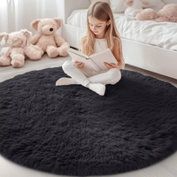 Runder Shag-Tapijt 150 cm