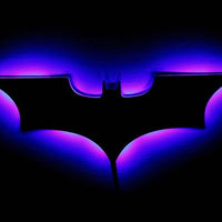Batman LED Wandlamp met Draadloze Afstandsbediening en Kleurverandering