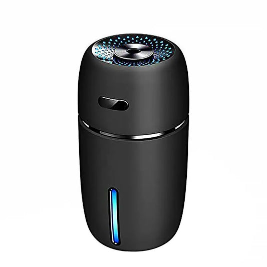 AromaLux Mini Luchtbevochtiger | Elegante USB-bevochtiger met 7 LED-kleuren voor een ontspannende sfeer in huis, op kantoor of in hotelomgevingen.