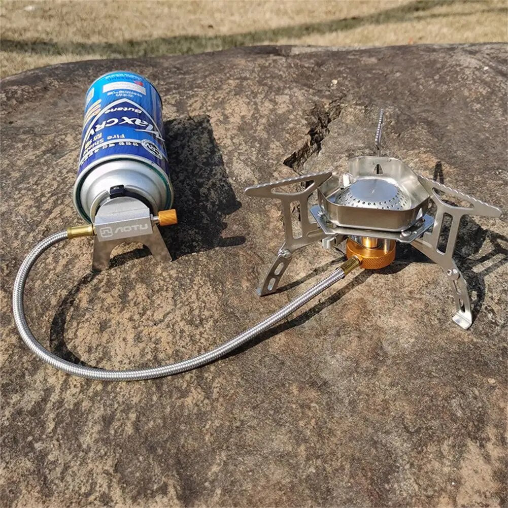 LuxeFlame | Winddicht Roestvrijstalen Gasfornuis