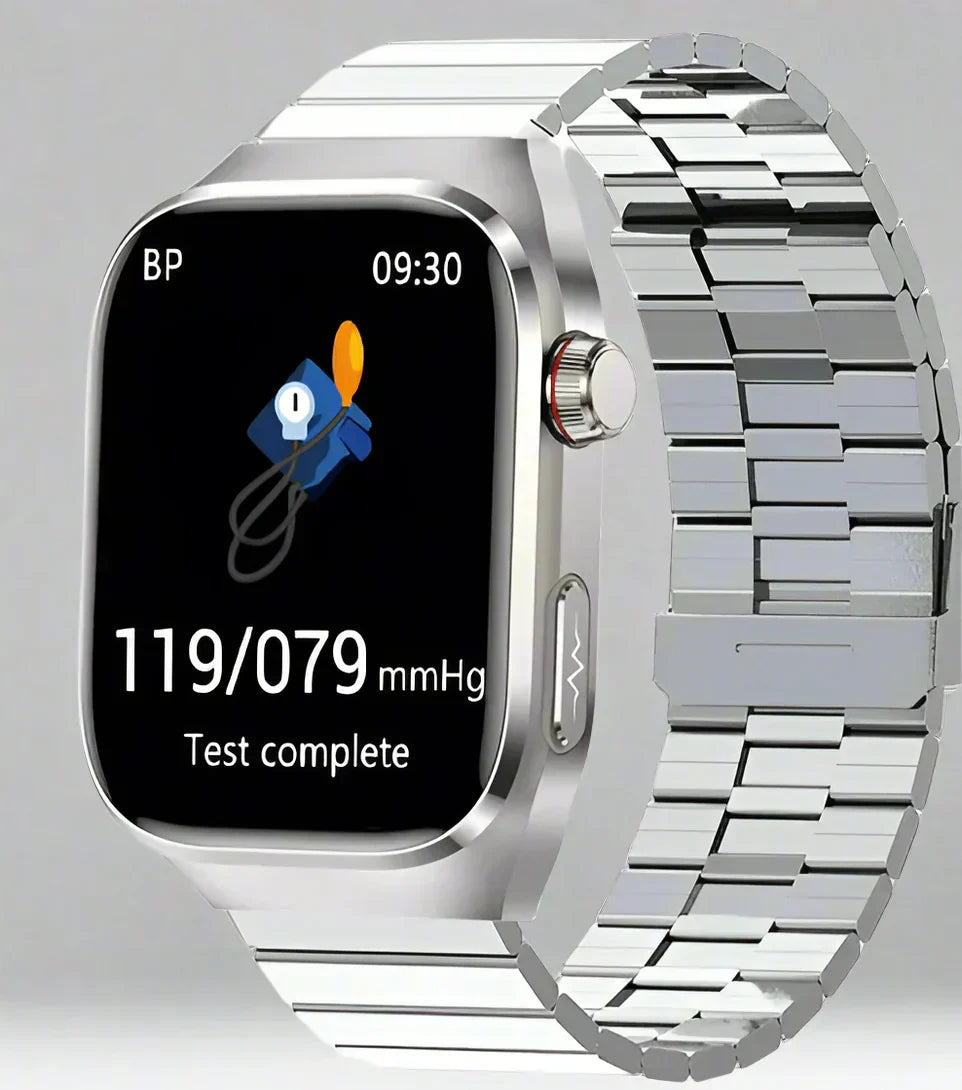 Unisex Smartwatch met ECG Gezondheidsmonitoring Bluetooth AMOLED Scherm