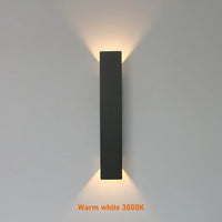 Moderne Buitenlamp – LED Wandlamp Op/Neer, Waterdicht, Verticale Ontwerp