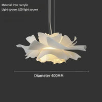 Hanglamp in de vorm van een lotusbloem – Decoratieve plafondlamp met gelaagde kap