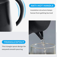 ThermoBrew Geïsoleerde Karaf | Roestvrij Staal 304 | Dubbelwandig & Vakuum Geïsoleerd | 6u Warm / 12u Koud | 0,5 L