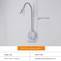 Veelzijdige LED-Wandlamp: Modern, Flexibel, Perfect om in Bed te Lezen