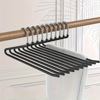 Clothoria | Open Hanger voor Broeken | Ruimtebesparend & Stabiel | Metaal met Anti-Roest Coating