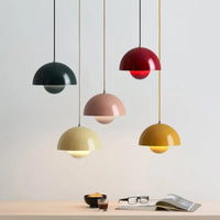 Hanglamp LED in de vorm van een halve bol