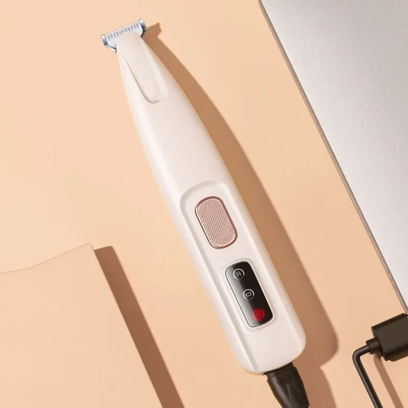 LuxePaws LED Nageltrimmer | Waterdichte haartrimmer met LED-display en een breed mes van 18 mm voor professionele verzorging van huisdieren.