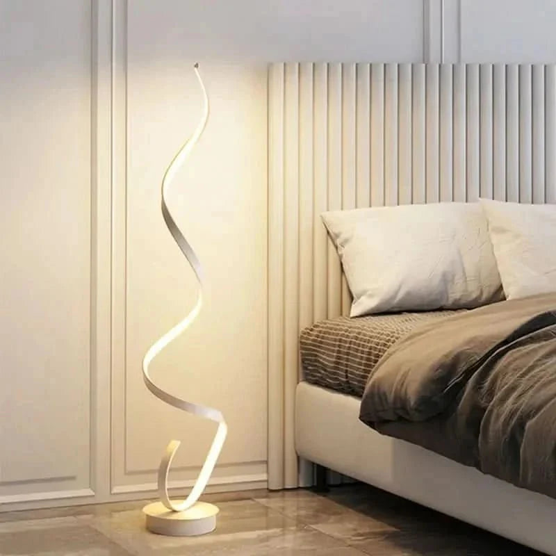 Istanbul LED Spiraal Vloerlamp Energiebesparende Verlichting, Elegante Ontwerp