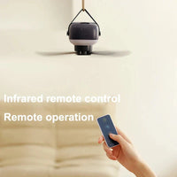 Hangende Plafondventilator met LED-verlichting en Afstandsbediening