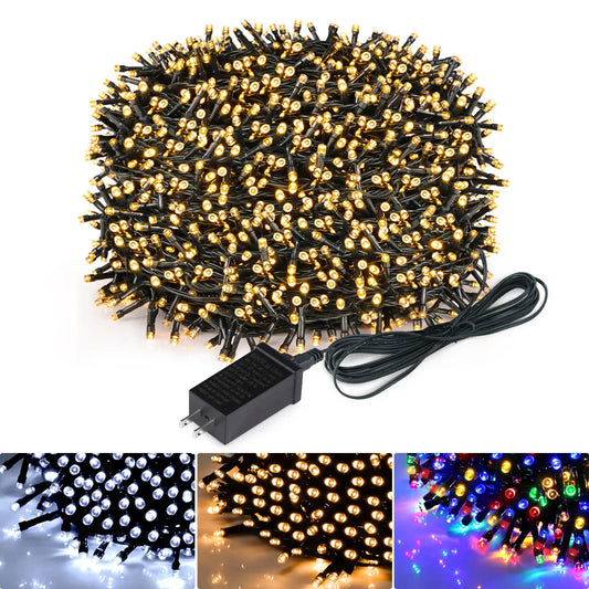 LuminaraX | Buiten LED-lampjesketting 24V | 8 verlichtingsmodi | Waterdicht IP65 | 10–100 m | Voor tuin, huis en kerstdecoraties