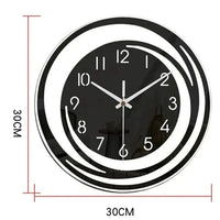 Moderne Wandklok met Minimalistisch Cirkelontwerp en Stille Mechanisme